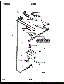 03 - Burner, Manifold And Gas Control parts for Frigidaire Range GF420RXD1 from AppliancePartsPros.com