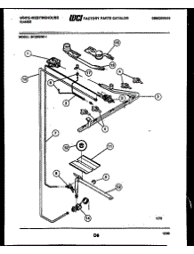 06 - Burner, Manifold And Gas Control parts for Frigidaire Range GF320ND1 from AppliancePartsPros.com