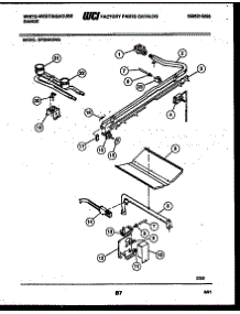 04 - Burner, Manifold And Gas Control parts for Frigidaire Range GF504KXW3 from AppliancePartsPros.com