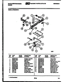 05 - Burner, Manifold And Gas Control parts for Frigidaire Range GF600HXW4 from AppliancePartsPros.com