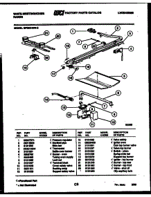 03 - Burner, Manifold And Gas Control parts for Frigidaire Range GF600HXD2 from AppliancePartsPros.com