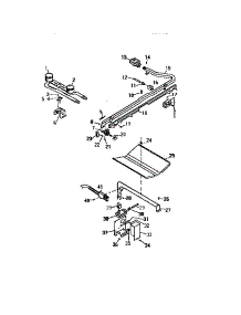 04 - Burner Assembly parts for Frigidaire Range GF600HXF1 from AppliancePartsPros.com