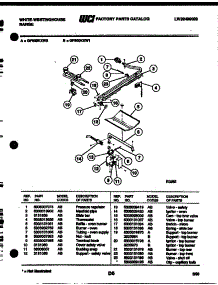 05 - Burner, Manifold And Gas Control parts for Frigidaire Range GF600KXD1 from AppliancePartsPros.com