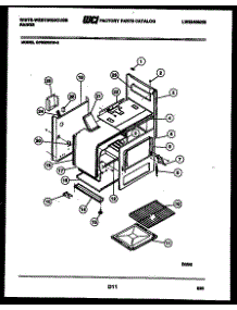 06 - Body Parts parts for Frigidaire Range GF600HXW3 from AppliancePartsPros.com