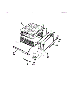 07 - Broiler Drawer parts for Frigidaire Range GF620HXH0 from AppliancePartsPros.com