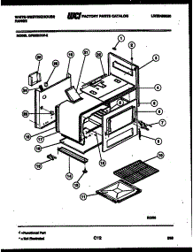 06 - Body Parts parts for Frigidaire Range GF600HXW2 from AppliancePartsPros.com