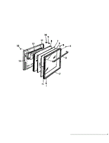 07 - Door, Gf670h parts for Frigidaire Range GF600HXF1 from AppliancePartsPros.com