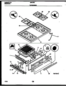 05 - Cooktop And Broiler Drawer Parts parts for Frigidaire Range GF610RXD2 from AppliancePartsPros.com