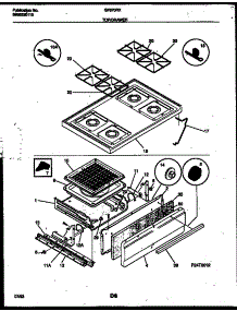 05 - Cooktop And Broiler Drawer Parts parts for Frigidaire Range GF670RXW2 from AppliancePartsPros.com