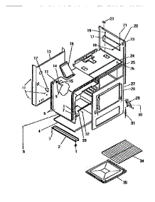 05 - Body, Side Panels parts for Frigidaire Range GF470HXH3 from AppliancePartsPros.com