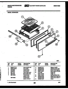 03 - Broiler Drawer Parts parts for Frigidaire Range GF504KXD3 from AppliancePartsPros.com