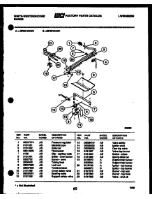 05 - Burner, Manifold And Gas Control parts for Frigidaire Range GF501KXW0 from AppliancePartsPros.com