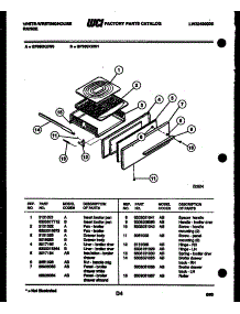 04 - Broiler Drawer Parts parts for Frigidaire Range GF600KXW1 from AppliancePartsPros.com
