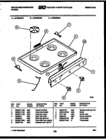 03 - Cooktop Parts parts for Frigidaire Range GF600ND2 from AppliancePartsPros.com