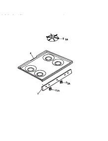 03 - Top, Control Panel parts for Frigidaire Range GF521HXH0 from AppliancePartsPros.com