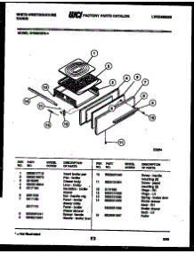 04 - Broiler Drawer Parts parts for Frigidaire Range GF620HXD4 from AppliancePartsPros.com