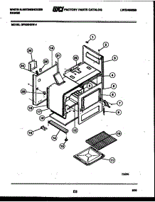 06 - Body Parts parts for Frigidaire Range GF620HXD4 from AppliancePartsPros.com