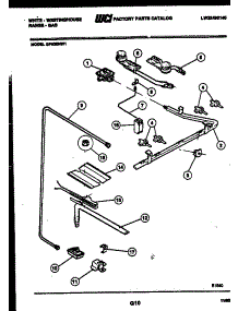 06 - Burner, Manifold And Gas Control parts for Frigidaire Range GF830NW1 from AppliancePartsPros.com