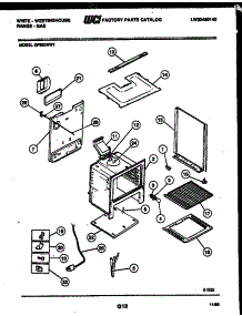07 - Body Parts parts for Frigidaire Range GF830NW1 from AppliancePartsPros.com