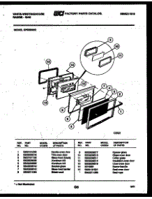 04 - Door Parts parts for Frigidaire Range GF950ND2 from AppliancePartsPros.com