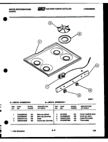 03 - Cooktop Parts parts for Frigidaire Range GF880KXD0 from AppliancePartsPros.com