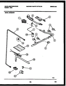 06 - Burner, Manifold And Gas Control parts for Frigidaire Range GF830NW4 from AppliancePartsPros.com