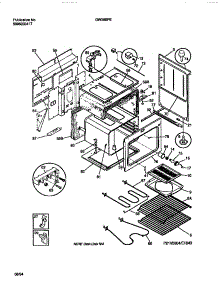 03 - Body parts for Frigidaire Range GW30SPEA2 from AppliancePartsPros.com