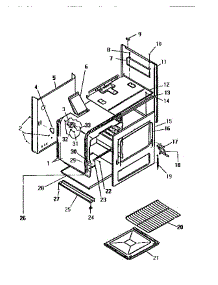 05 - Body, Side Panels parts for Frigidaire Range GF410HXP0 from AppliancePartsPros.com