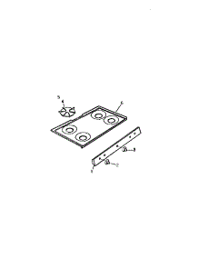 03 - Top, Control Panel parts for Frigidaire Range GF420HXV2 from AppliancePartsPros.com