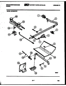 04 - Burner, Manifold And Gas Control parts for Frigidaire Range GF420HXD4 from AppliancePartsPros.com
