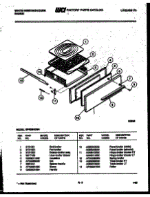 07 - Broiler Drawer Parts parts for Frigidaire Range GF420HXD4 from AppliancePartsPros.com
