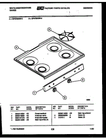 03 - Cooktop Parts parts for Frigidaire Range GF470HXW4 from AppliancePartsPros.com