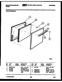03 - Door Parts parts for Frigidaire Range GF600HXD3 from AppliancePartsPros.com