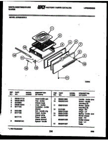 04 - Broiler Drawer Parts parts for Frigidaire Range GF600HXD3 from AppliancePartsPros.com