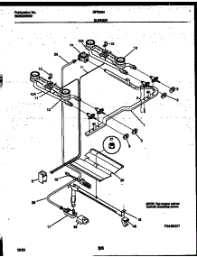 03 - Burner, Manifold And Gas Control parts for Frigidaire Range GF600NW8 from AppliancePartsPros.com