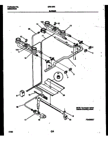 03 - Burner, Manifold And Gas Control parts for Frigidaire Range GF610RXW2 from AppliancePartsPros.com