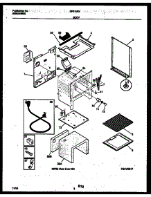 04 - Body Parts parts for Frigidaire Range GF610RXW4 from AppliancePartsPros.com