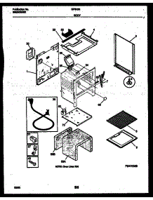 04 - Body Parts parts for Frigidaire Range GF600NW8 from AppliancePartsPros.com