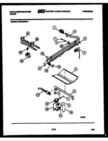 04 - Burner, Manifold And Gas Control parts for Frigidaire Range GF670HXW2 from AppliancePartsPros.com