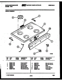 03 - Cooktop Parts parts for Frigidaire Range GF620NW3 from AppliancePartsPros.com