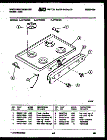 03 - Cooktop Parts parts for Frigidaire Range GF720ND4 from AppliancePartsPros.com