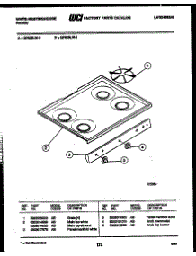03 - Cooktop Parts parts for Frigidaire Range GF625LD1 from AppliancePartsPros.com