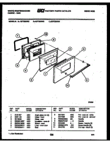 04 - Door Parts parts for Frigidaire Range GF720ND4 from AppliancePartsPros.com