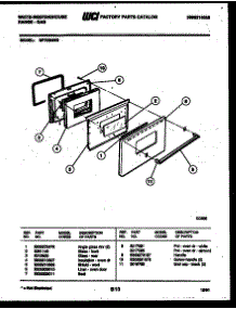 04 - Door Parts parts for Frigidaire Range GF720ND5 from AppliancePartsPros.com