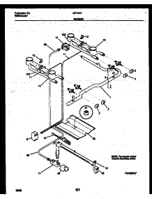 03 - Burner, Manifold And Gas Control parts for Frigidaire Range GF740NW7 from AppliancePartsPros.com