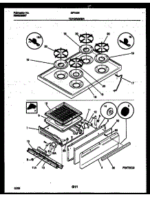 05 - Cooktop And Broiler Drawer Parts parts for Frigidaire Range GF740NW7 from AppliancePartsPros.com