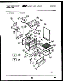 05 - Body Parts parts for Frigidaire Range GF750ND3 from AppliancePartsPros.com