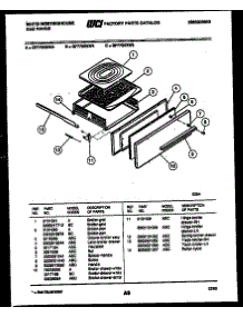 07 - Broiler Drawer Parts parts for Frigidaire Range GF770HXD4 from AppliancePartsPros.com
