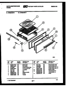 05 - Broiler Drawer Parts parts for Frigidaire Range GF830HXD6 from AppliancePartsPros.com