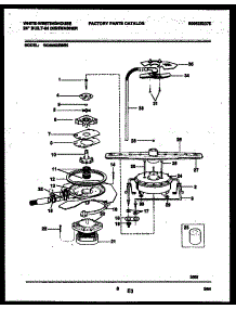 06 - Motor Pump Parts parts for Frigidaire Dishwasher WDB662RBR0 from AppliancePartsPros.com